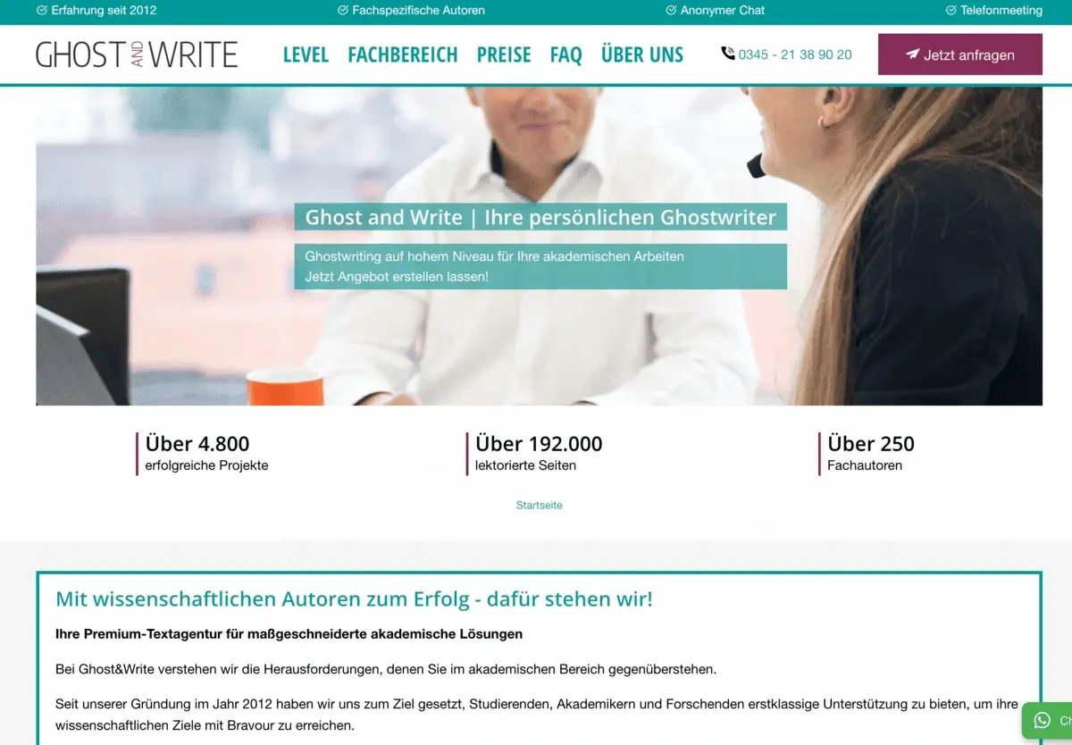 Ghost-and-write.de Erfahrungen
