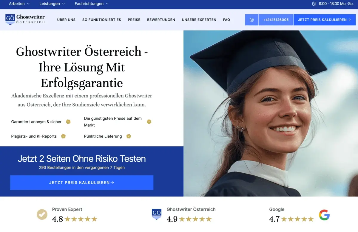 Ghostwriter-Österreich.at Erfahrungen