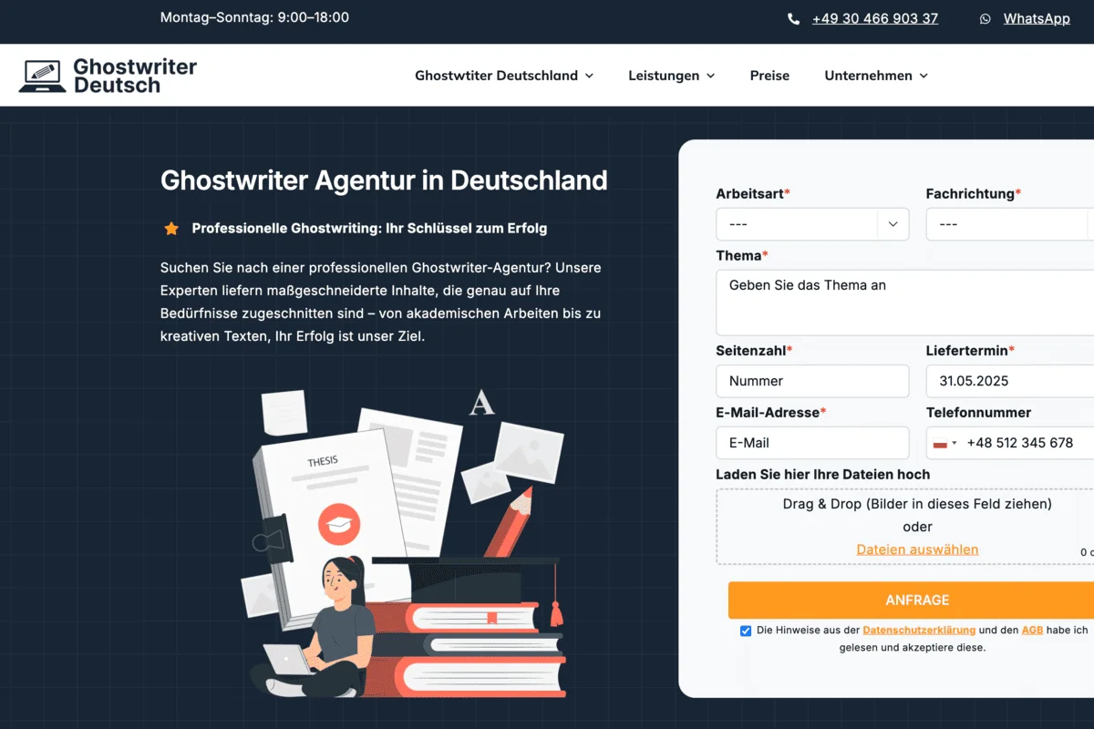 Ghostwriterdeutsch.de Erfahrungen
