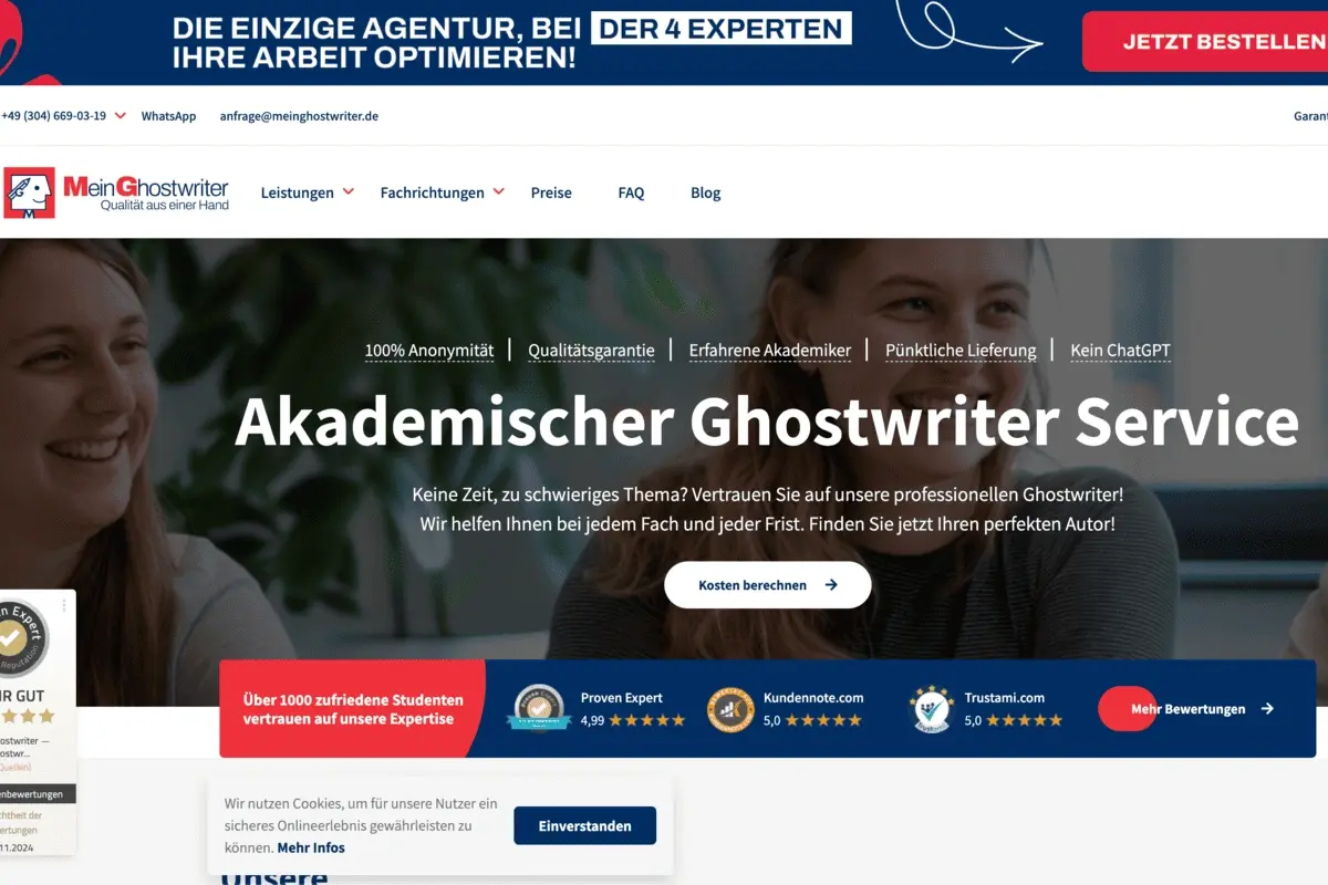 Meinghostwriter.de Erfahrungen